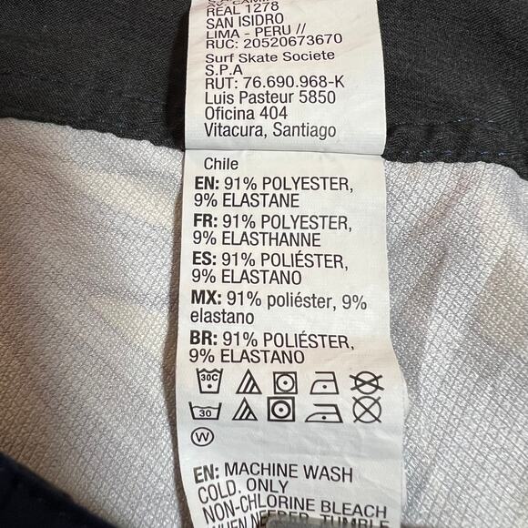 Quiksilver Men's High Line Diamond Deluxe Board Shorts Size 33 Vacation Surfing - Picture 8 of 11